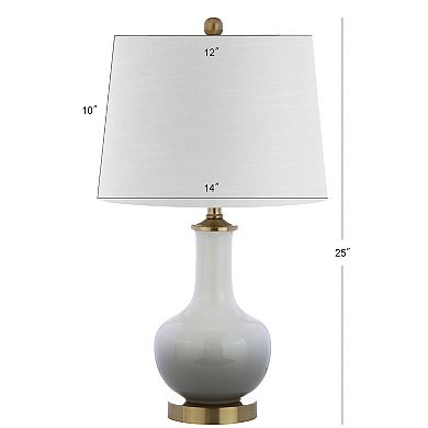 Gradient Ceramicbrass Led Table Lamp