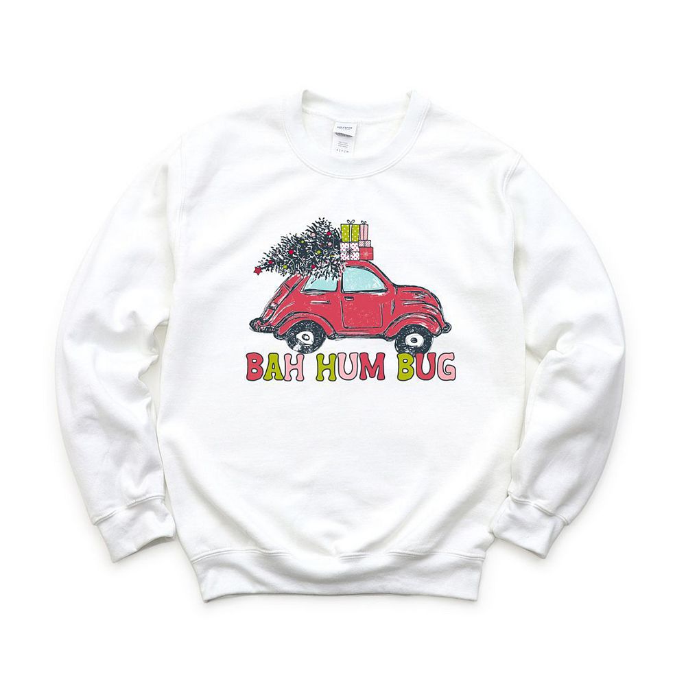 Bah Hum Bug Car Sweatshirt