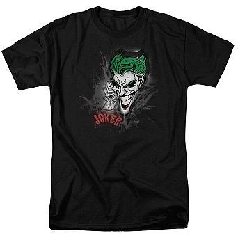 Batman Joker Sprays The City Short Sleeve Adult T-shirt