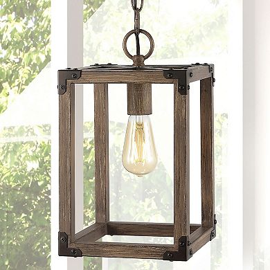 Magnolia Adjustable Iron Rustic Farmhouse Led Pendant