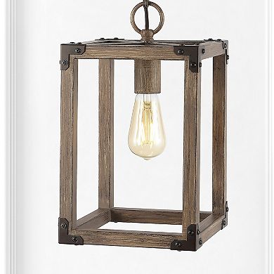 Magnolia Adjustable Iron Rustic Farmhouse Led Pendant