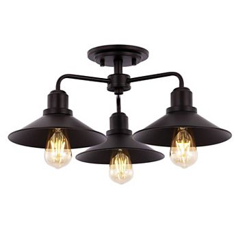Calvin Iron Industrial Led Pendant