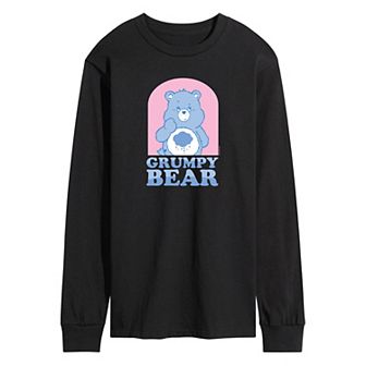 Men's Care Bears Pastel Grumpy Bear Long Sleeve