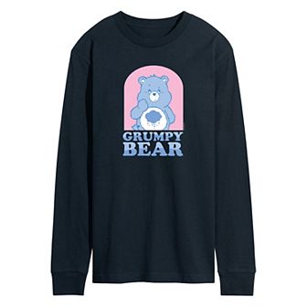 Men's Care Bears Pastel Grumpy Bear Long Sleeve