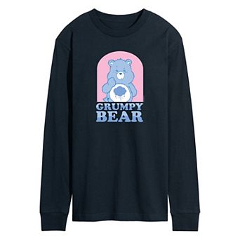 Men's Care Bears Pastel Grumpy Bear Long Sleeve