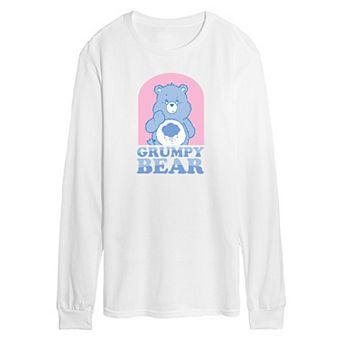 Men's Care Bears Pastel Grumpy Bear Long Sleeve