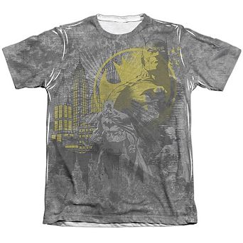 Batman Dark City Adult 65/35 Poly/cotton Short Sleeve T-shirt