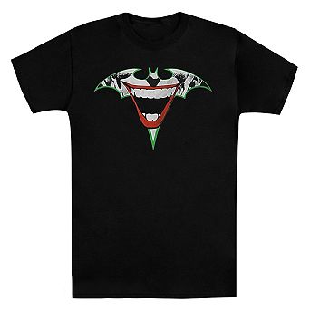 Batman Joker Bat Logo Short Sleeve Adult T-shirt