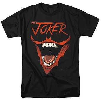 Batman Joker Bat Laugh Short Sleeve Adult T-shirt