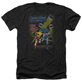 Batman Dynamic Duo Adult Heather T-shirt