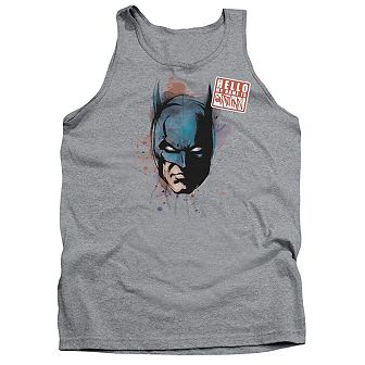 Batman Hello Adult Tank Top