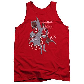 Batman Lean And Muscular Adult Tank Top