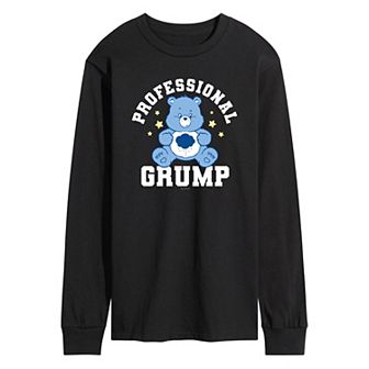 Men's Care Bears Professional Grump Long Sleeve