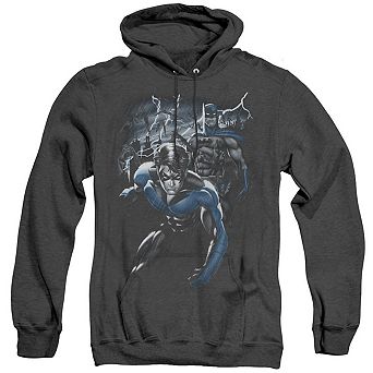 Batman Dynamic Duo Adult Heather Hoodie