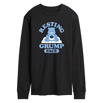 Men's Care Bears Resting Grump Face Long Sleeve