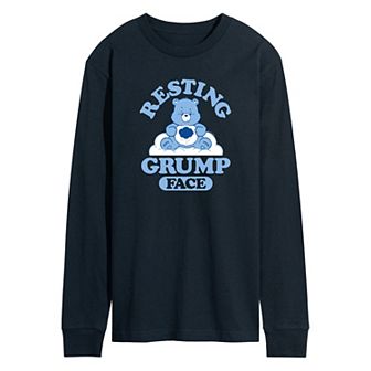 Men's Care Bears Resting Grump Face Long Sleeve