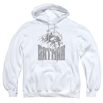 Batman Knight Sketch Adult Pull Over Hoodie