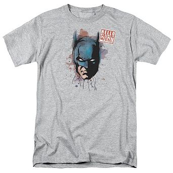 Batman Hello Short Sleeve Adult T-shirt