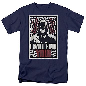 Batman I Will Fnd You Short Sleeve Adult T-shirt