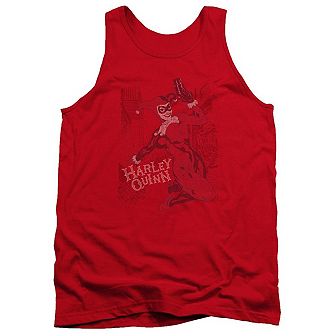 Batman Harleys Packing Adult Tank Top