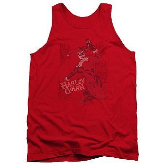 Batman Harleys Packing Adult Tank Top