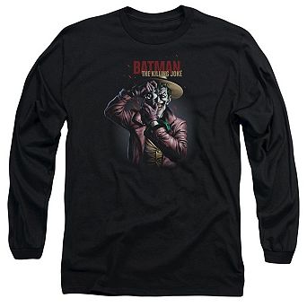 Batman Killing Joke Camera Long Sleeve Adult T-shirt