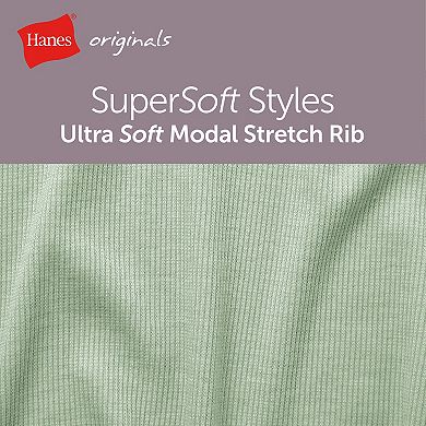 Girls 6-16 Hanes® Originals Ultimate® SuperSoft Bikini Underwear, 6-Pack Set