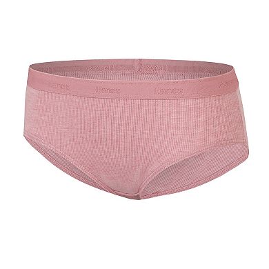 Girls Hanes® 6 Pack Originals Ultimate SuperSoft Hipster Underwear