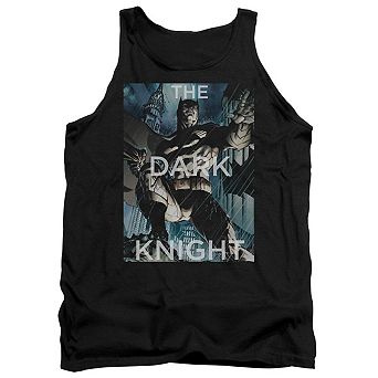 Batman Fighting The Storm Adult Tank Top