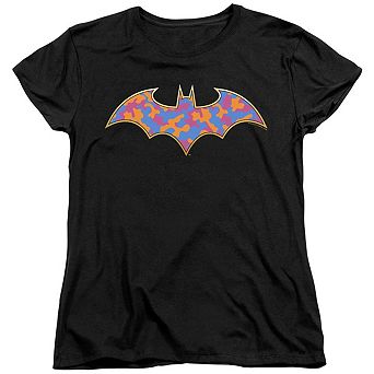 Batman Gold Camo Short Sleeve Women´s T-Shirt