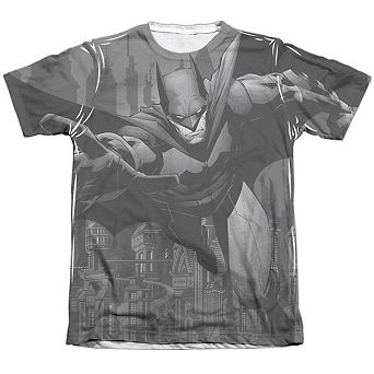 Batman Grey Race Sleeve T-shirt