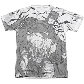 Batman Liney Sub Sleeve T-shirt