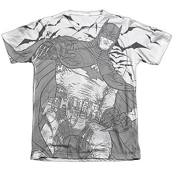 Batman Liney Sub Sleeve T-shirt