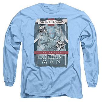 Batman Coldest Man Long Sleeve Adult T-shirt