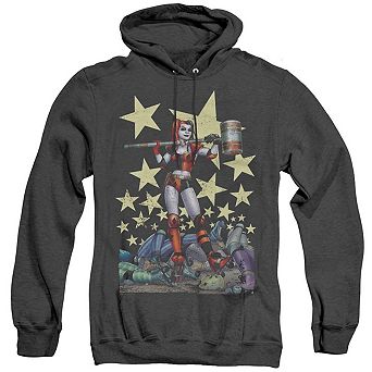 Batman Hammer Time Adult Heather Hoodie