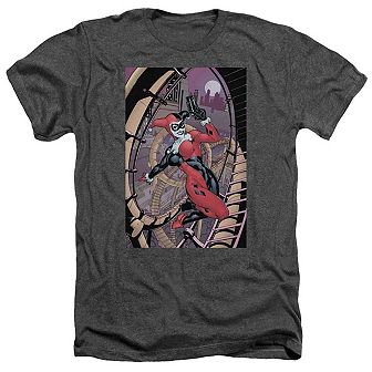 Batman Harley First Adult Heather T-shirt