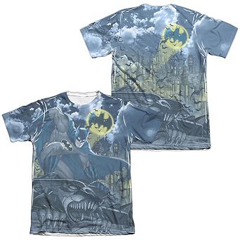 Batman Gotham Gargoyle Adult 65/35 Poly/cotton Short Sleeve T-shirt