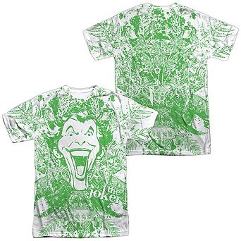 Batman Joker In The Wild Short Sleeve Adult 100% Poly Crew T-shirt