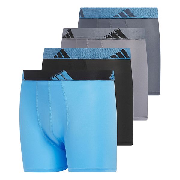 Boys 4-20 Adidas Youth Microfiber 4-Pack Boxer Brief