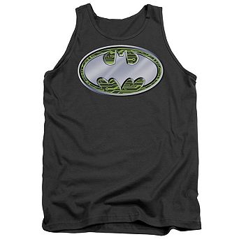 Batman Circuits Logo Adult Tank Top