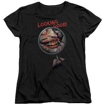 Batman Looking Good Short Sleeve Womens T-shirt