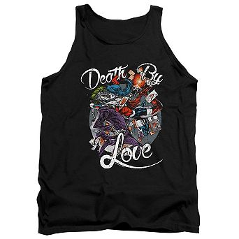 Batman Death By Love Adult Tank Top