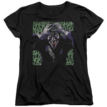 Batman Insanity Short Sleeve Womens T-shirt