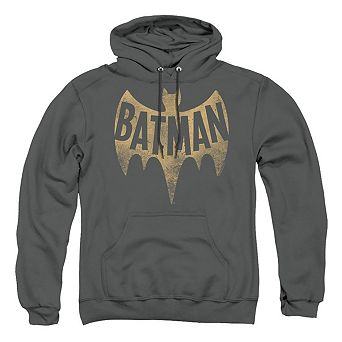 Batman Classic Tv Vintage Logo Adult Pull Over Hoodie