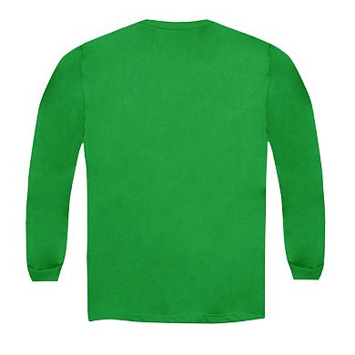 Batman Joker Red On Green Long Sleeve Adult T-shirt