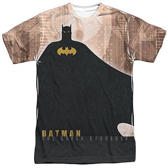 Batman City Crusader Short Sleeve Adult Poly Crew T-shirt