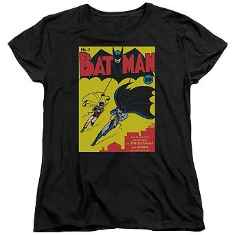 Batman First Short Sleeve Womens T-shirt