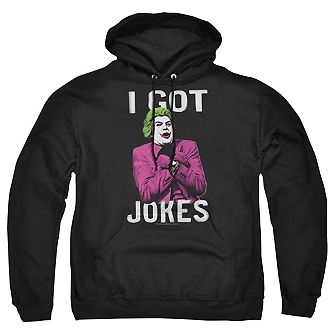 Batman Classic Tv Got Jokes Adult Pull Over Hoodie