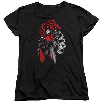 Batman Down The Barrel Short Sleeve Womens T-shirt