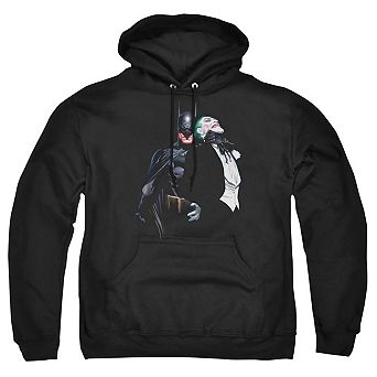 Batman Joker Choke Adult Pull Over Hoodie